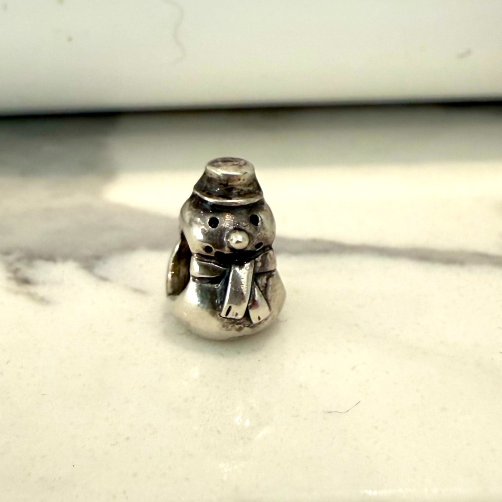 Snowman Pandora Charm